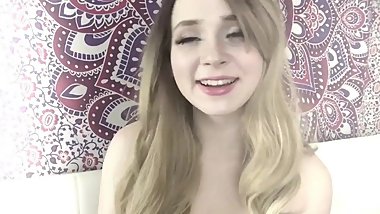 Humiliating JOI from a bratty blonde teen