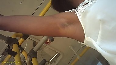 Armpit Candid in The Bus part 7