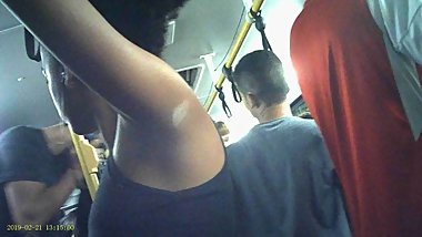 Armpit Candid in The Bus part 6