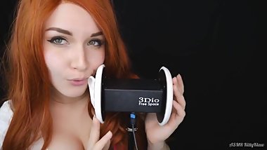 ASMR Kittyklaw Licking your ears