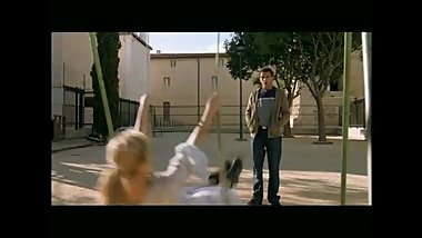 Girl loves to flash her naked pussy - Mainstream movie Lila Says (2004)