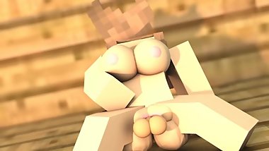 Iki's first time on stage! [MINECRAFT PORN ORIGINAL ANIMATION]