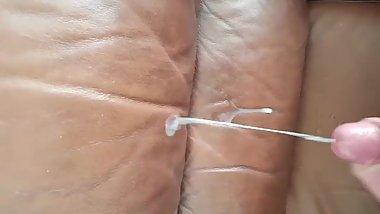 Horny young male cumming and moaning