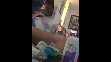 Cute Twink diaper boy diaper punishment by mommy