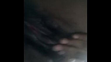Ebony teen teasing me showing me her titties n pussy