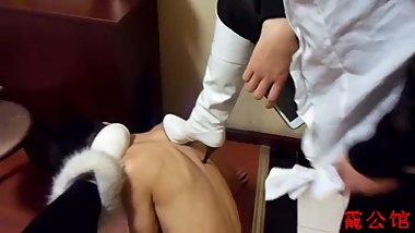 Chinese boots trample