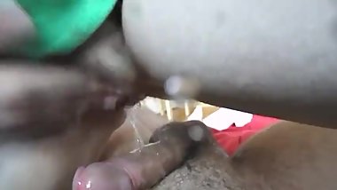 My girl squiting all over my big cock while i fuck her