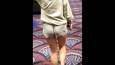 Young mom with small jiggly ass