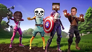 The Avengers in Fortnite Be Like