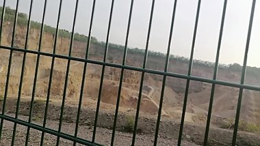 Young teen naked at the quarry masturbates