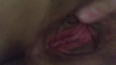 Wet pussy being fingered by cute teenage babe