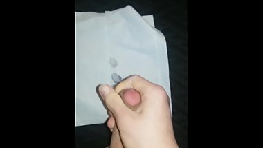 Young Teen Boy Jerks his Daily Load