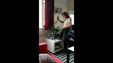 3 hot teens playing with fat cock