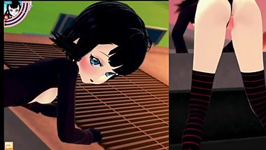 Mavis from Hotel Transylvania wants sex with you 2 (Koikatu gameplay)