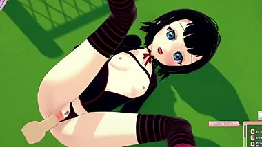 Mavis from Hotel Transylvania wants sex with you (Koikatu gameplay)