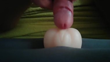 Teen cums inside after 2 hours of edging himself