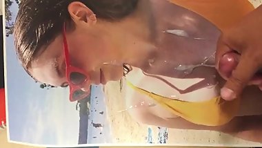 teen bikini top big tits cumshot tribute
