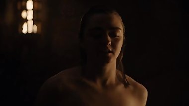 Arya Stark full sex scene. Maisie Williams Topless!