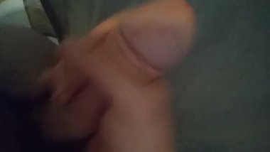 Young teen jerkin off in shower