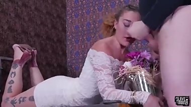 Hot teen deepthroat and asslick