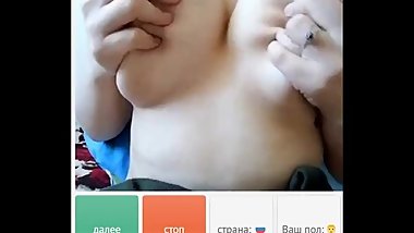 Russian whore schoolgirl in Videochat, Ome.tv, Omegle, Chatroulette