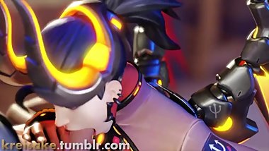 Overwatch Mercy cumface