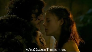 Jon Snow (Kit Harington) e Ygritte (Rose Leslie) Sexo Game of Thrones