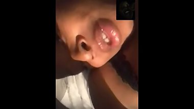 Ebony Teen Masturbating and orgasm