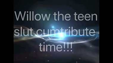 Willow Brown loaded with a hugh load of sperm April 2-2019 cumtribute BIG