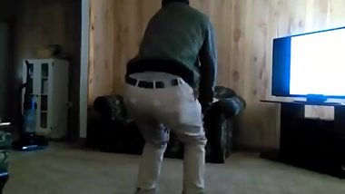 Dancing being goofy