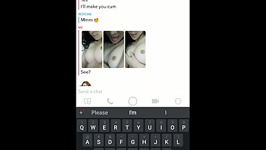 Cheating Girlfriend on Snapchat and Gets Filled With Cum