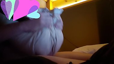 Teen cums by humping a pillow while parents are asleep