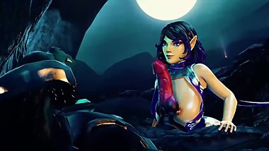 PALADINS - SKYE SEX SUCKING BIG DICK ANIME 2019