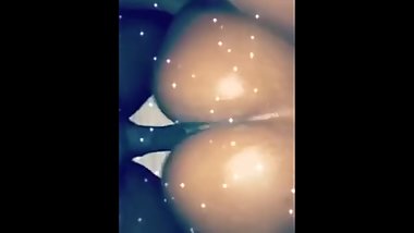 Backshots while her moma sleep