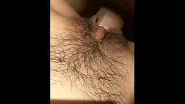 Fucking Asian hairy pussy pov
