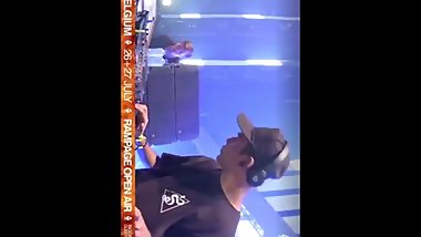 Barely legal teen dominates large crowd