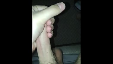 teen with huge uncut cock has explosive cumshot