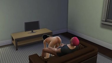 Teen Gets fucked by animated bbc