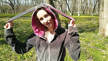 Public blowjob in the park - 4K MissNimpho.