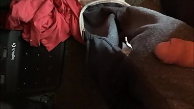 Jerking with a soft teen girlÂ´s jacket